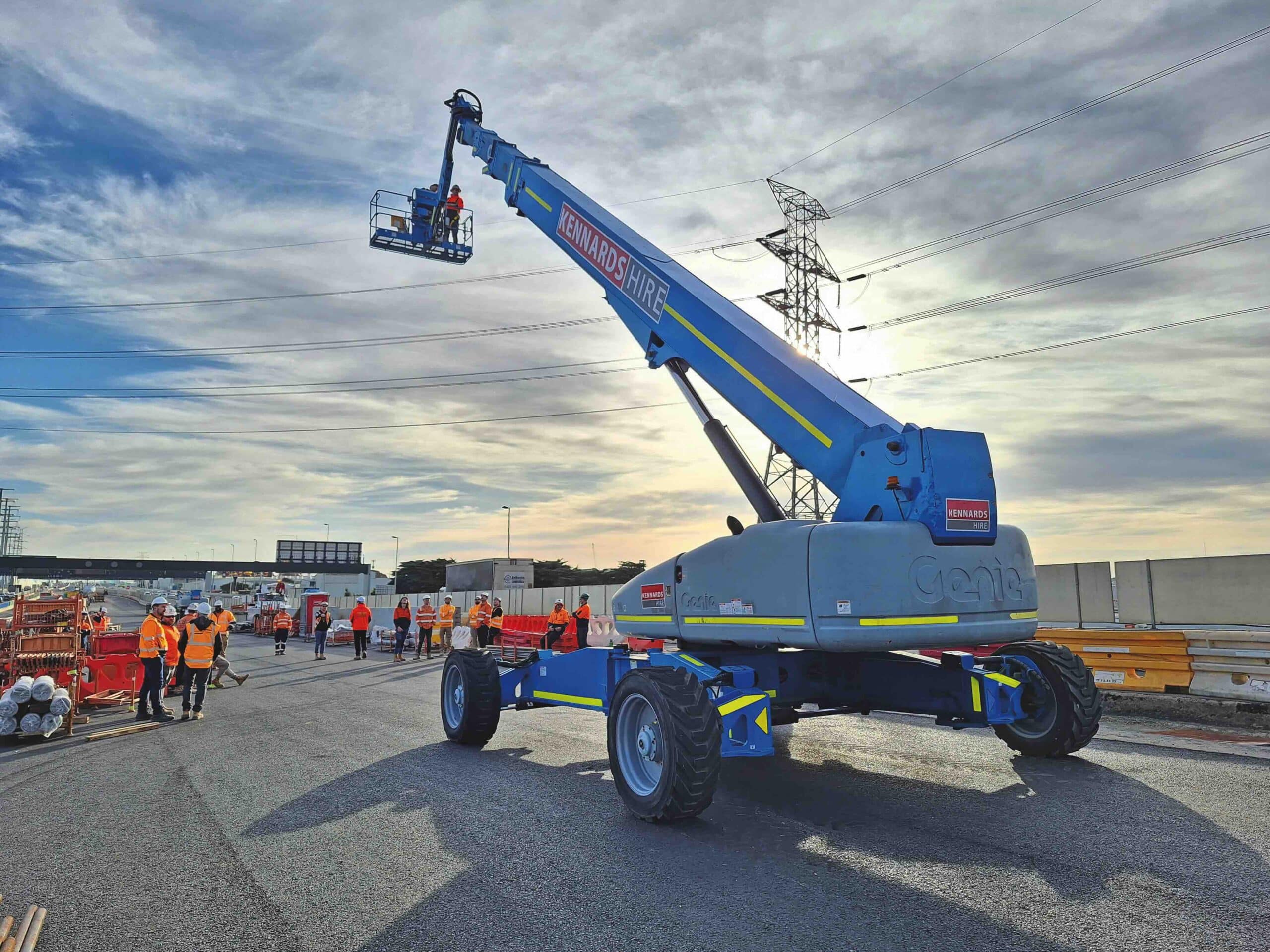 Kennards Hire has delivered several access enhancements to the West Gate Tunnel Project in Melbourne. Images: Kennards Hire.