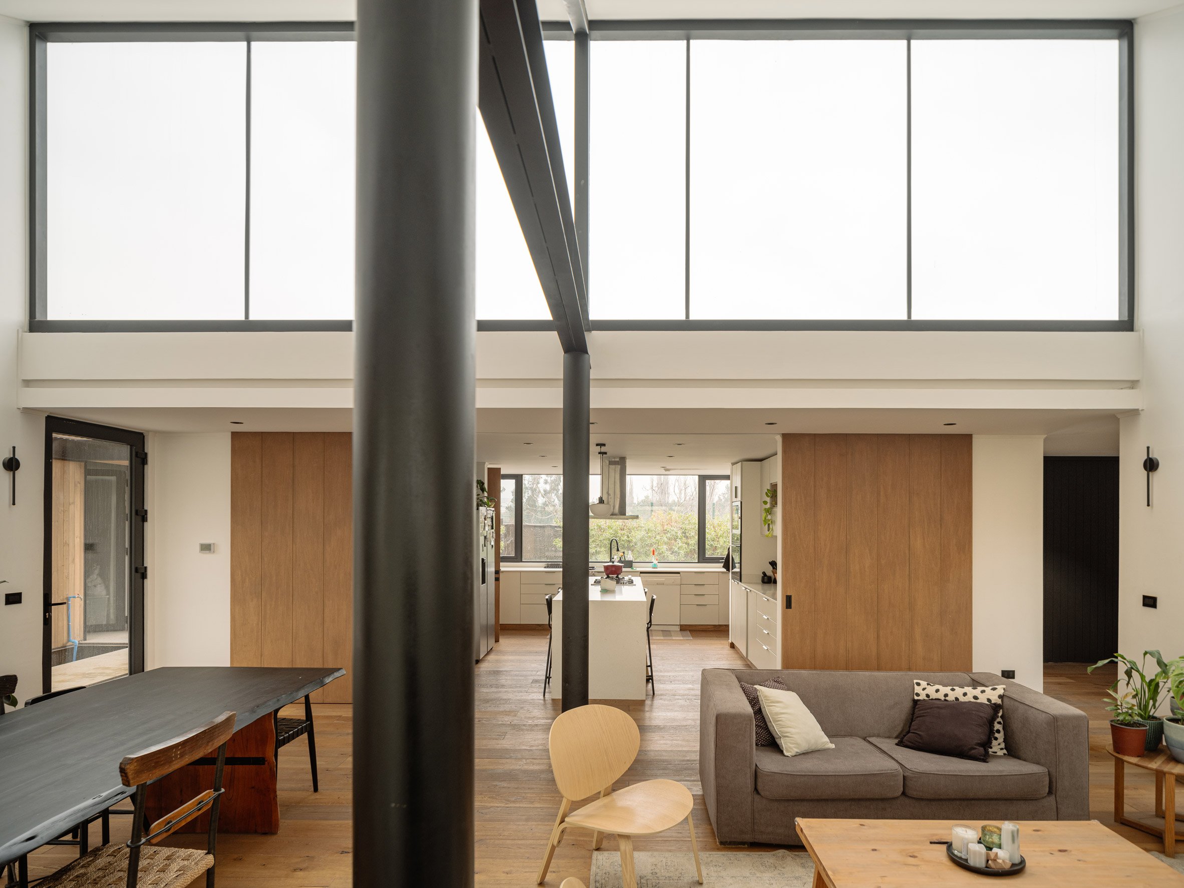 Slightly opaque skylight