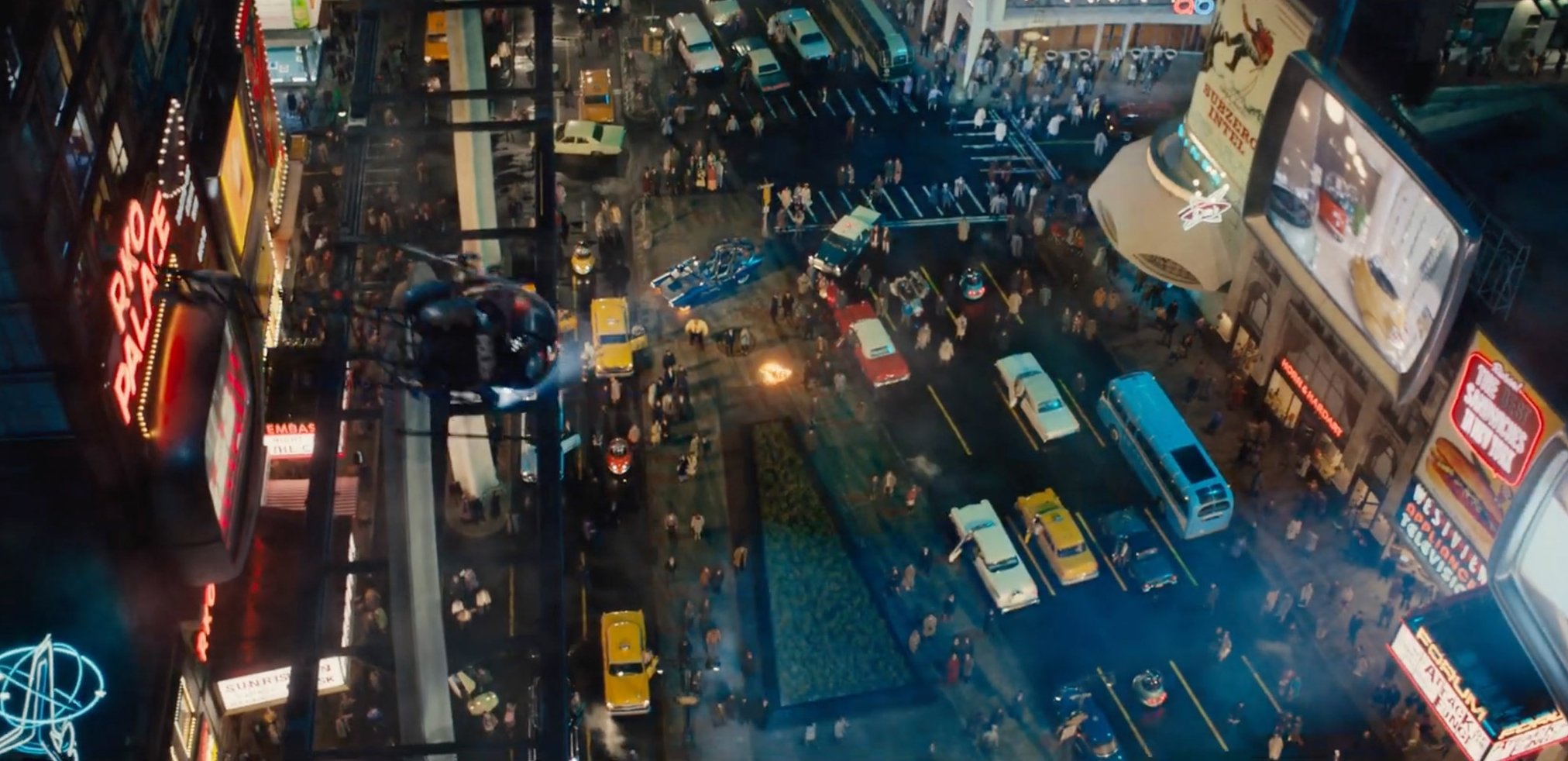 Times Square in Fantastic Four 