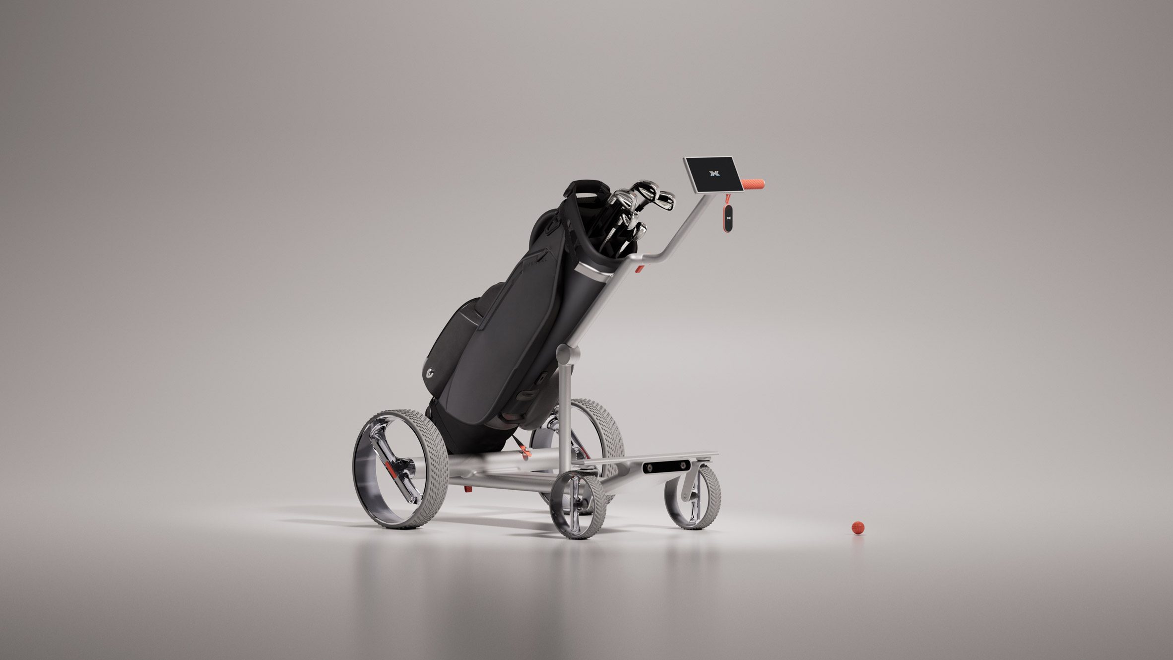 ixi self-driving golf trolley by Botronics and Futurewave