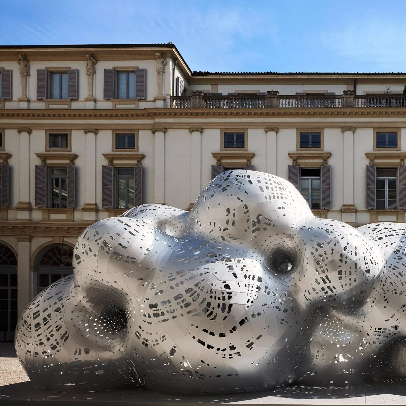 Coral-shaped pavilion