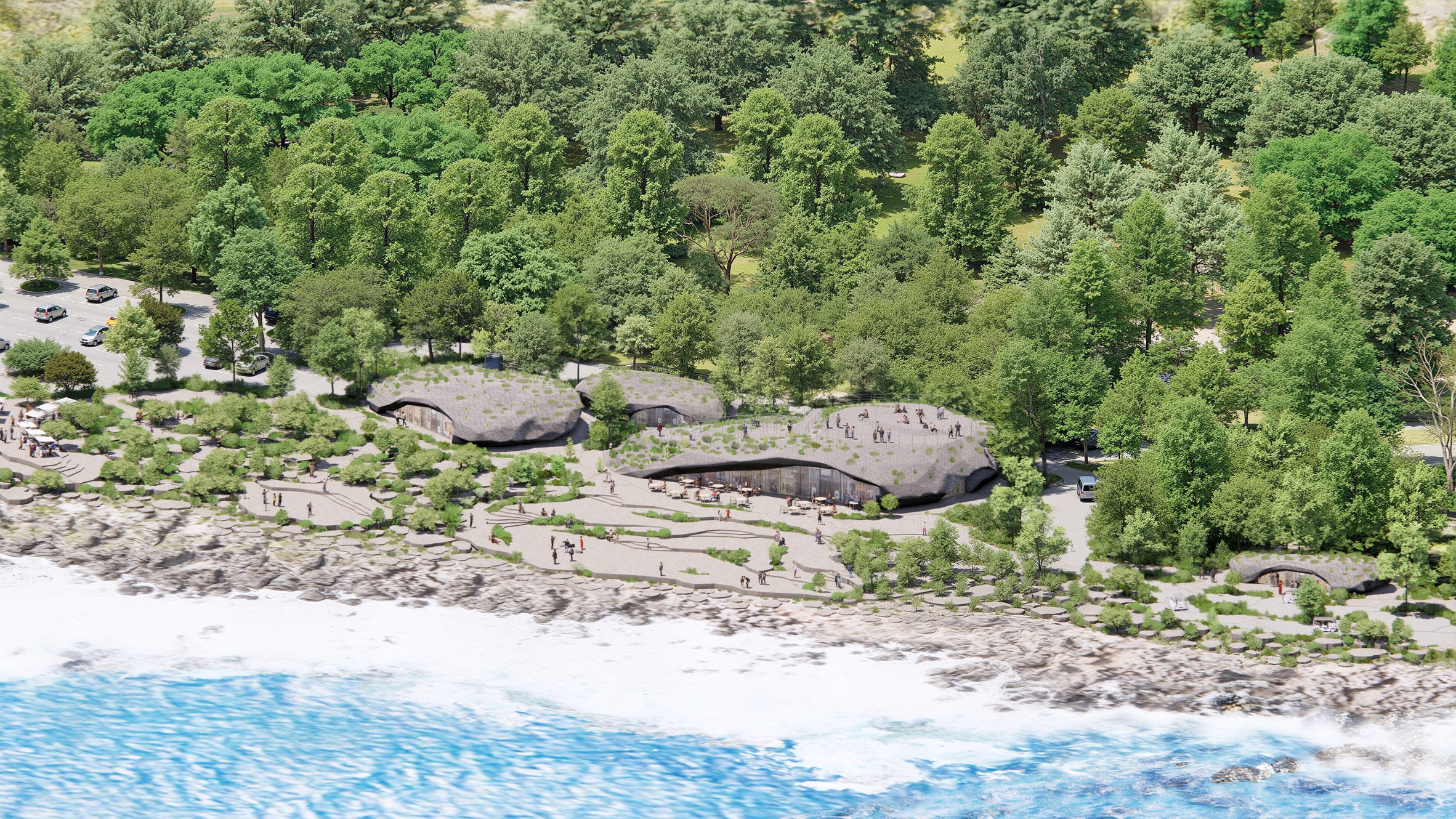 Nature Rocks visitor centre in Taiwan by MVRDV