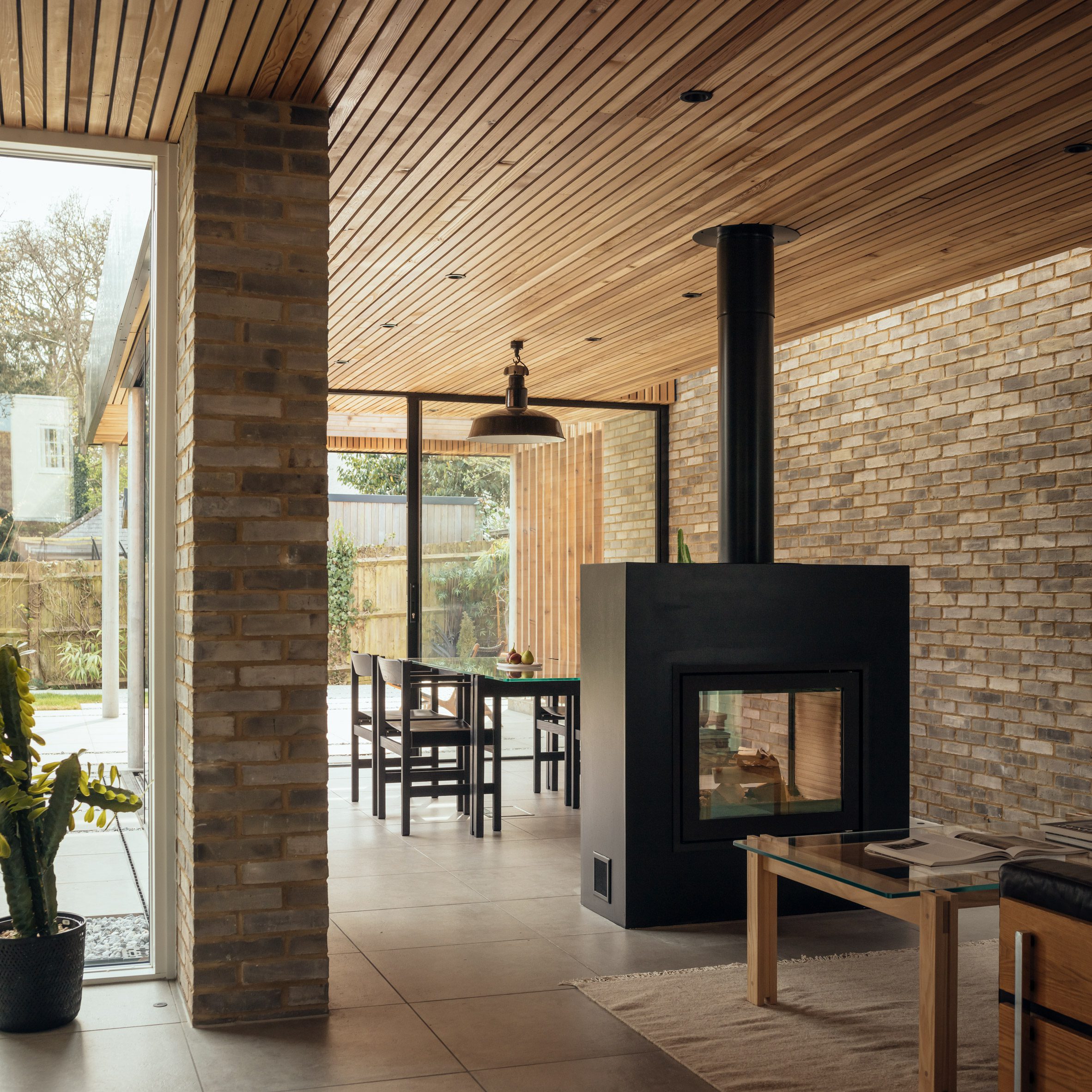 Interior view of Pavilion Rest by Neil Dusheiko Architects