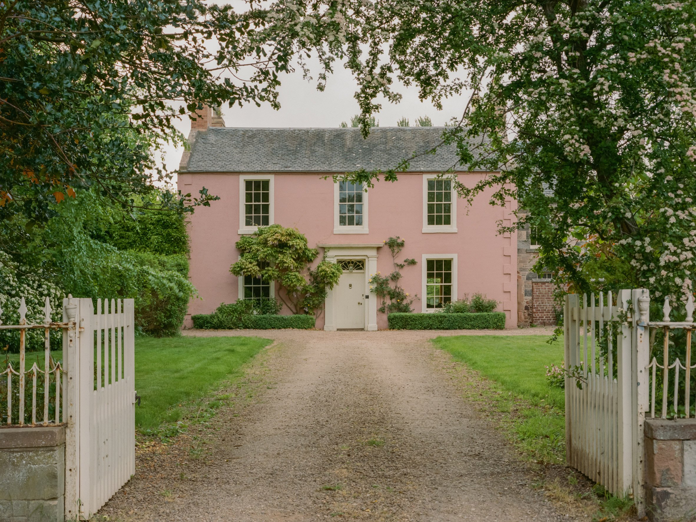 Front view of updated home in East Lothian