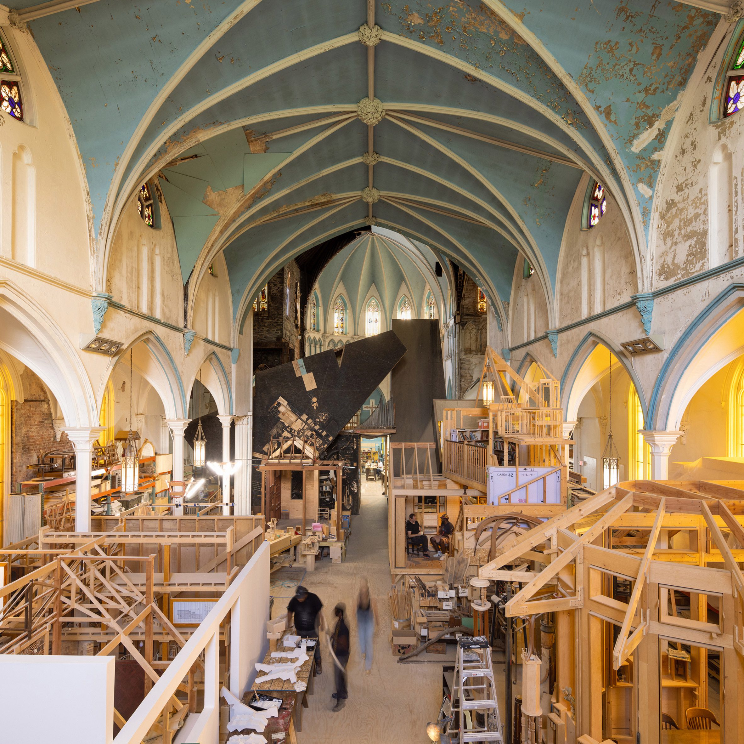 Inside a historic former church in New York