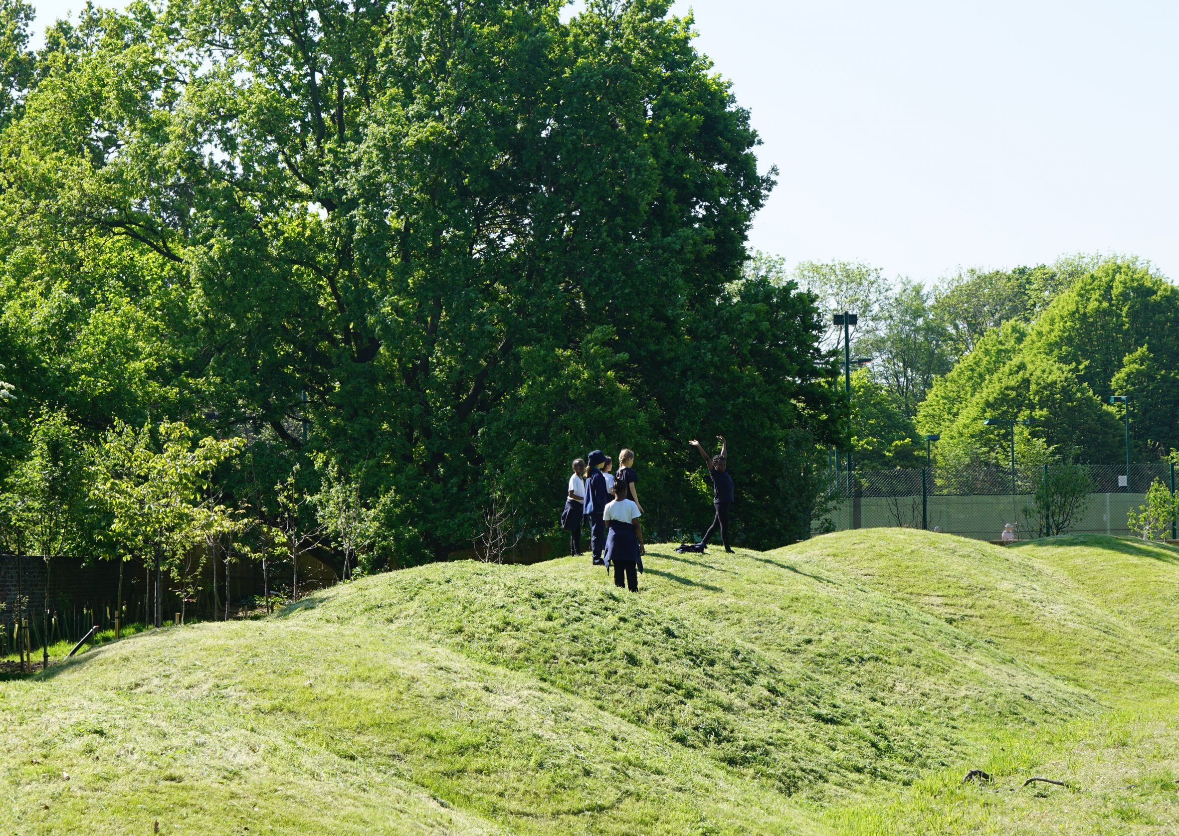 Landscape surrounding Dulwich Picture Gallery