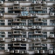 Building fixed with air-conditioning units
