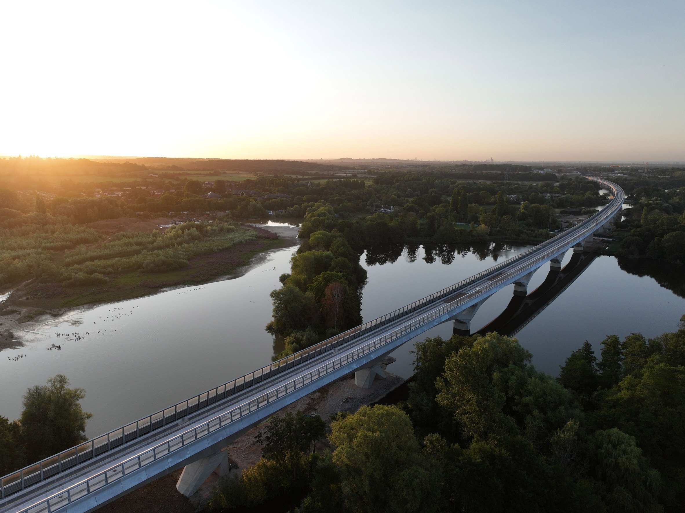 UK's longest railway bridge