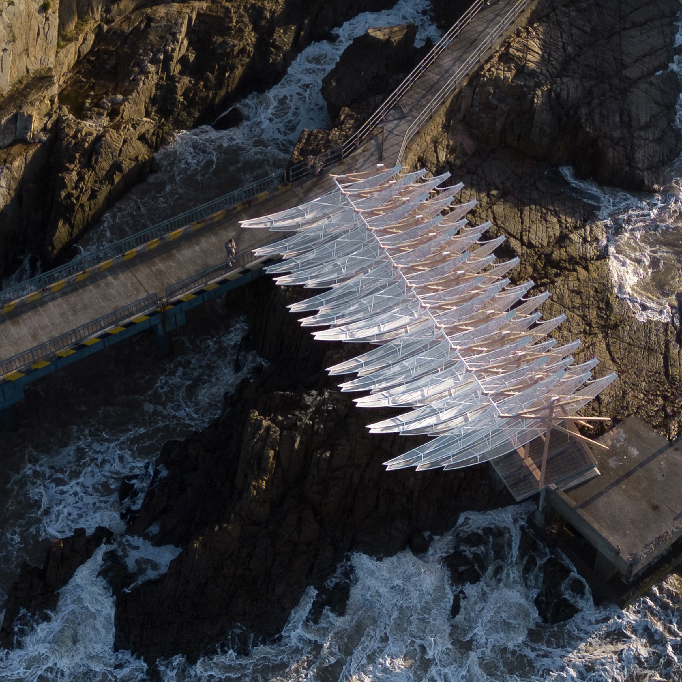Seaside Pavilion on Chai Shan Island by GN Architects