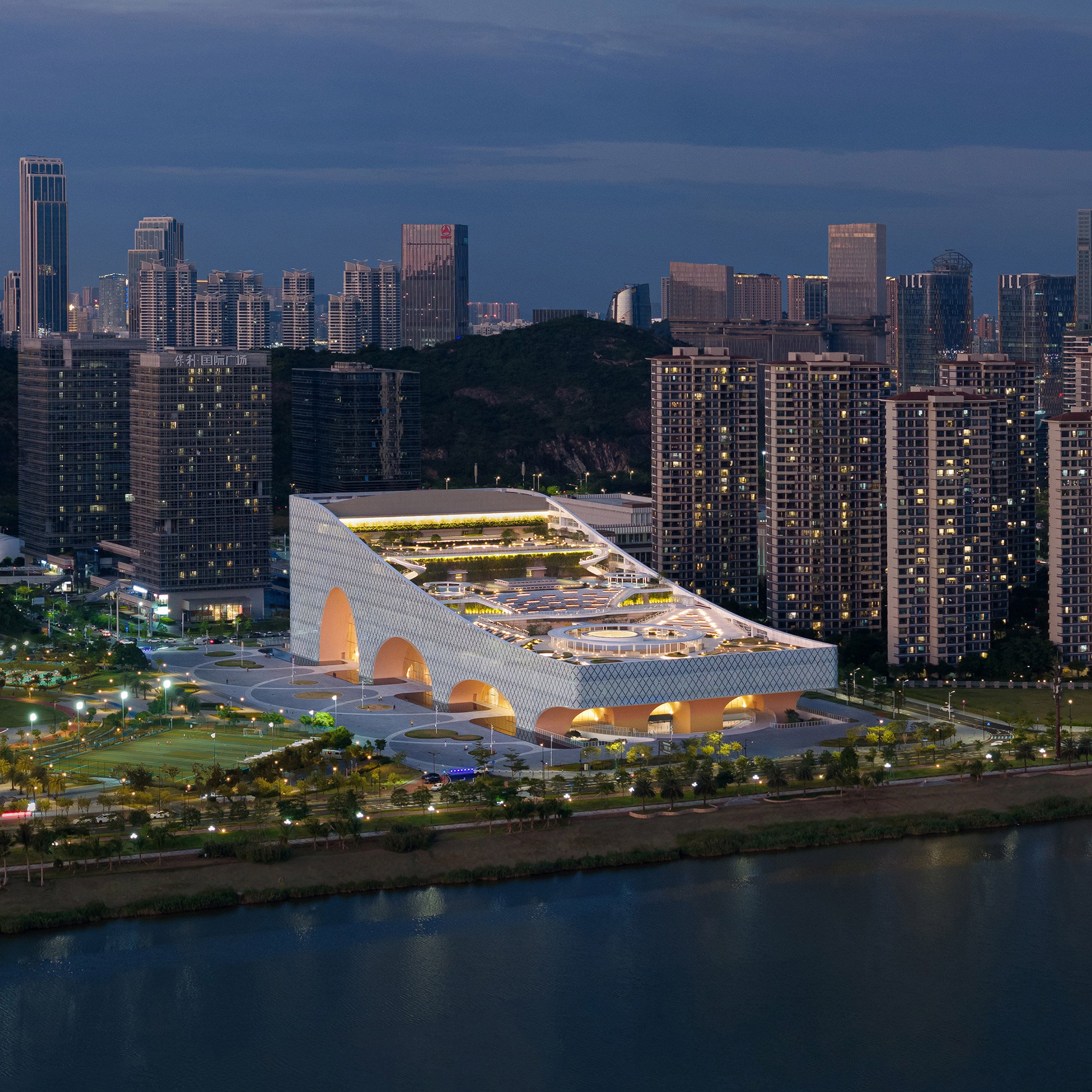 Hengqin Culture and Art Complex by Atelier Apeiron