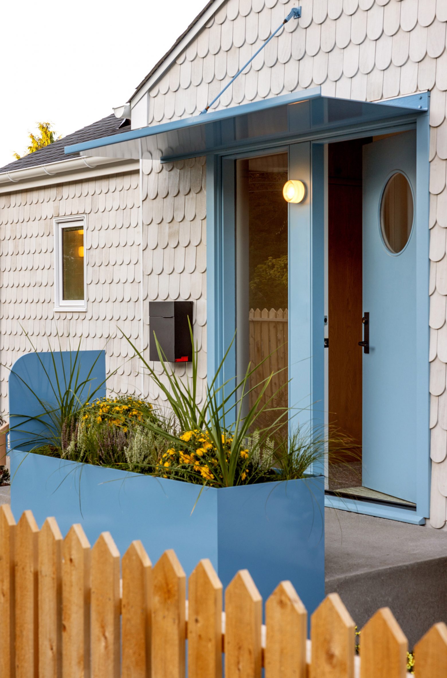 Front door of Lil Shingles house in Seattle