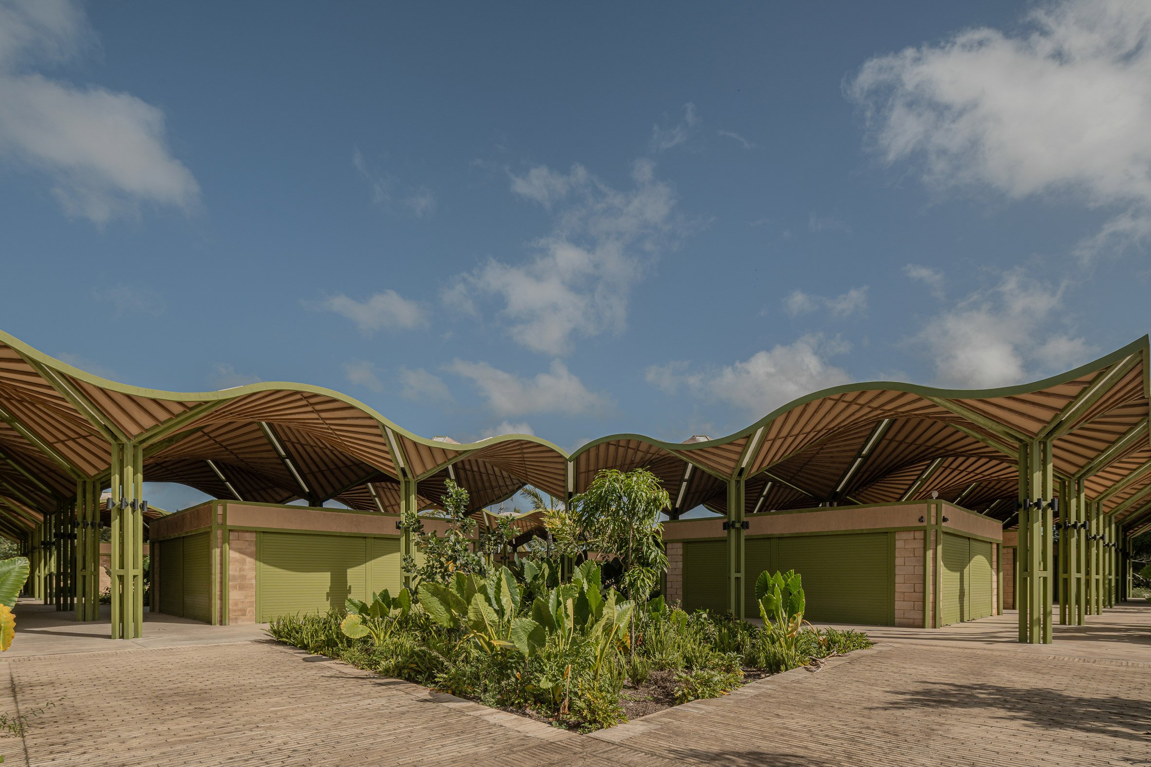 Covered market in Quintana Roo, Mexico
