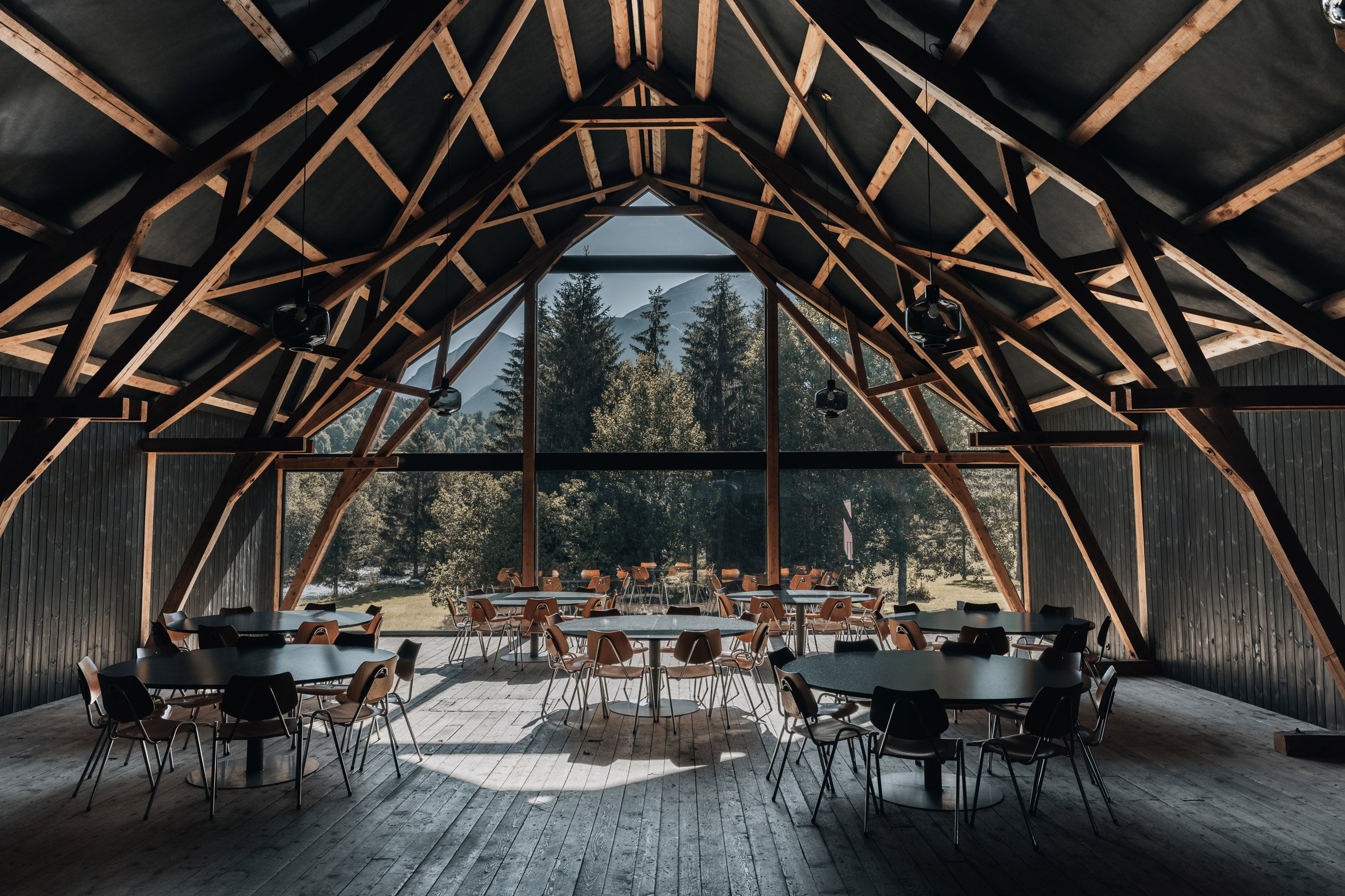 Nikkakjøkken Restaurant interior in Norway