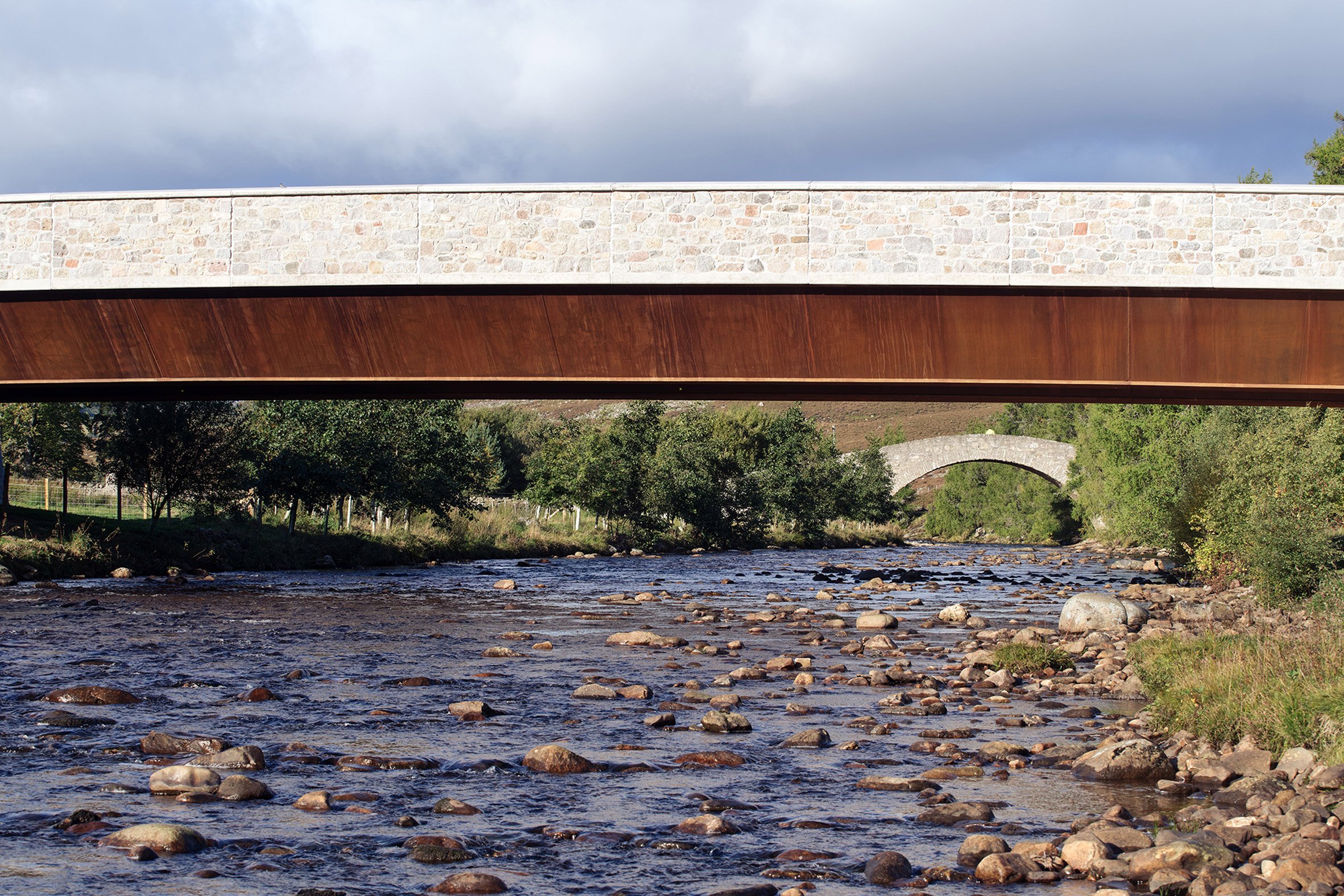 Gairnshiel Jubilee Bridge in Aberdeenshire by Moxon Architects