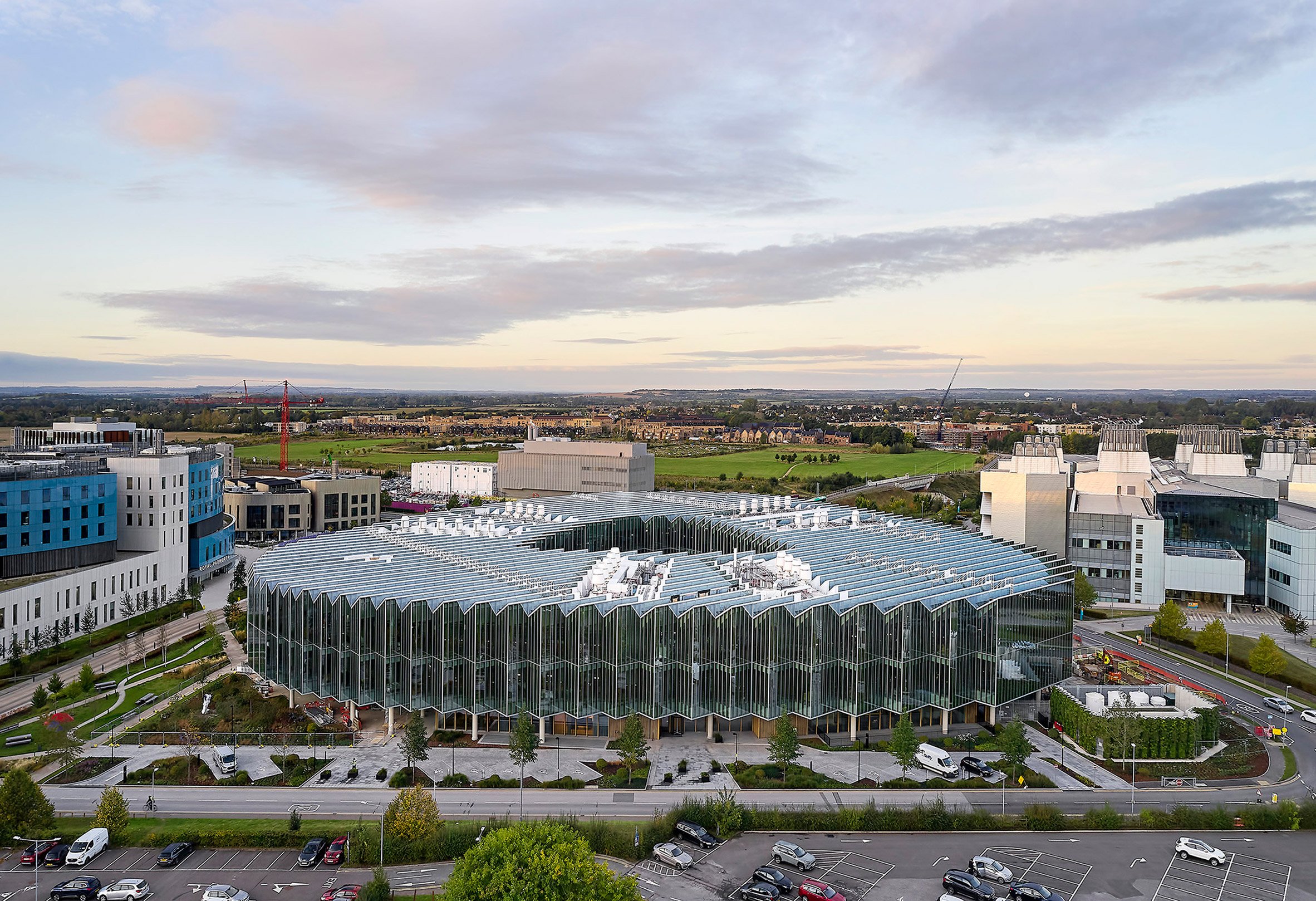 Stirling Prize 2025-shortlisted The Discovery Centre (DISC) – the Cambridge research facility of AstraZeneca