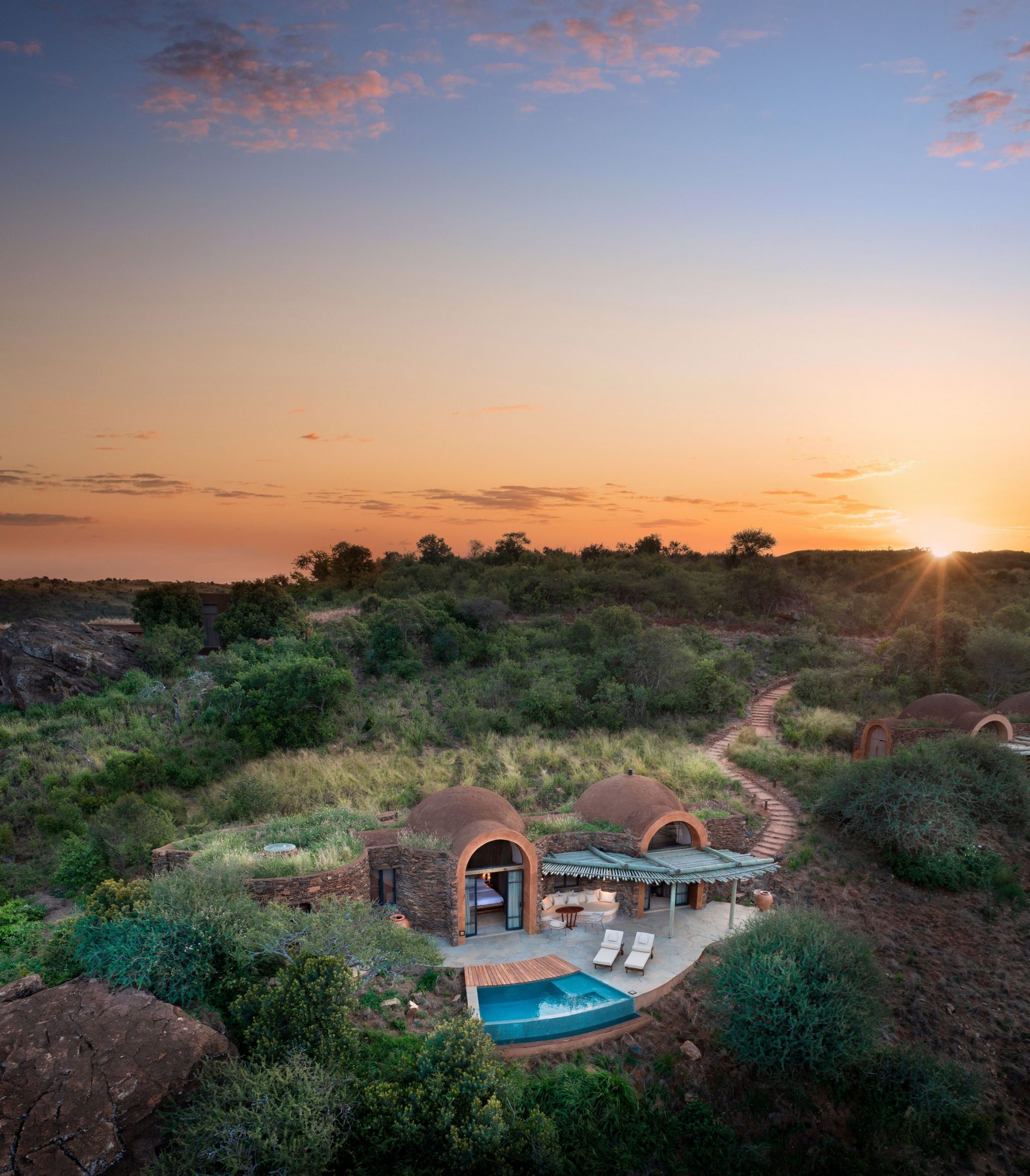 Safari resort in Kenya