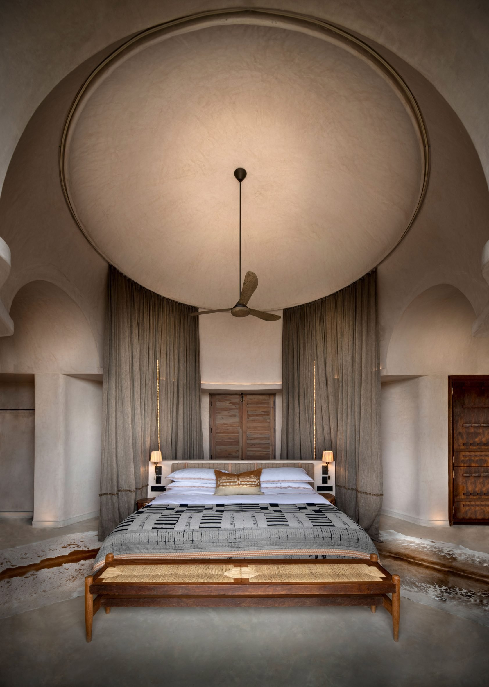 Interior of safari resort in Kenya