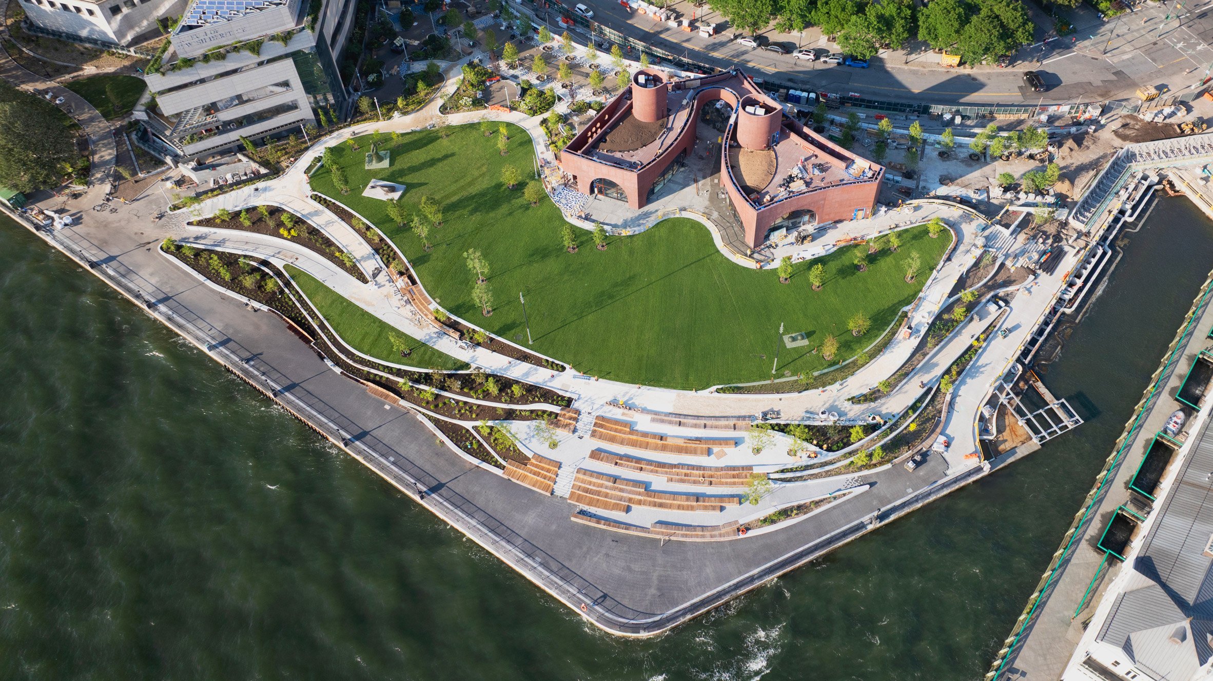 Wagner park in Lower Manhattan