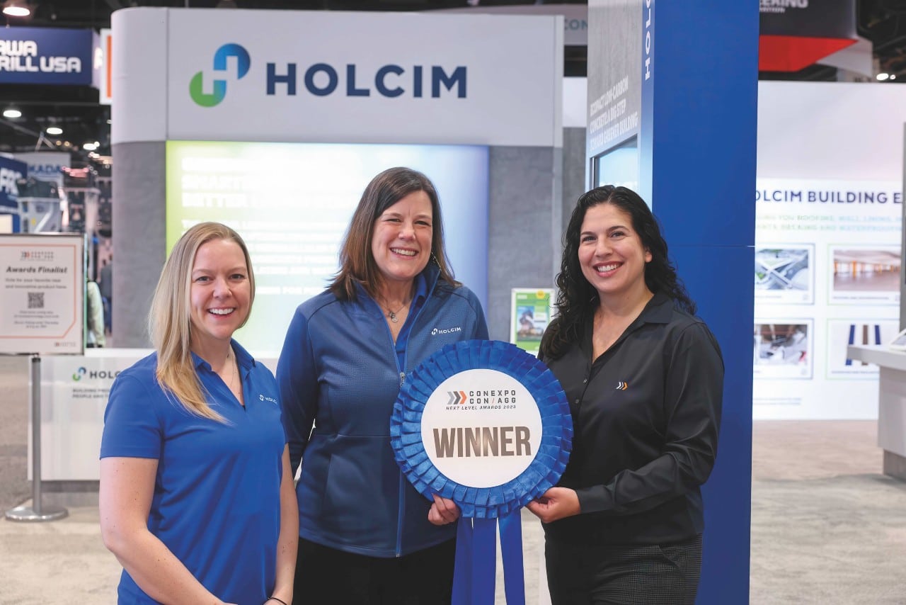 Holcim was the first winner of the Next Level Award Contractors’ Choice Award when it was introduced in 2023. 