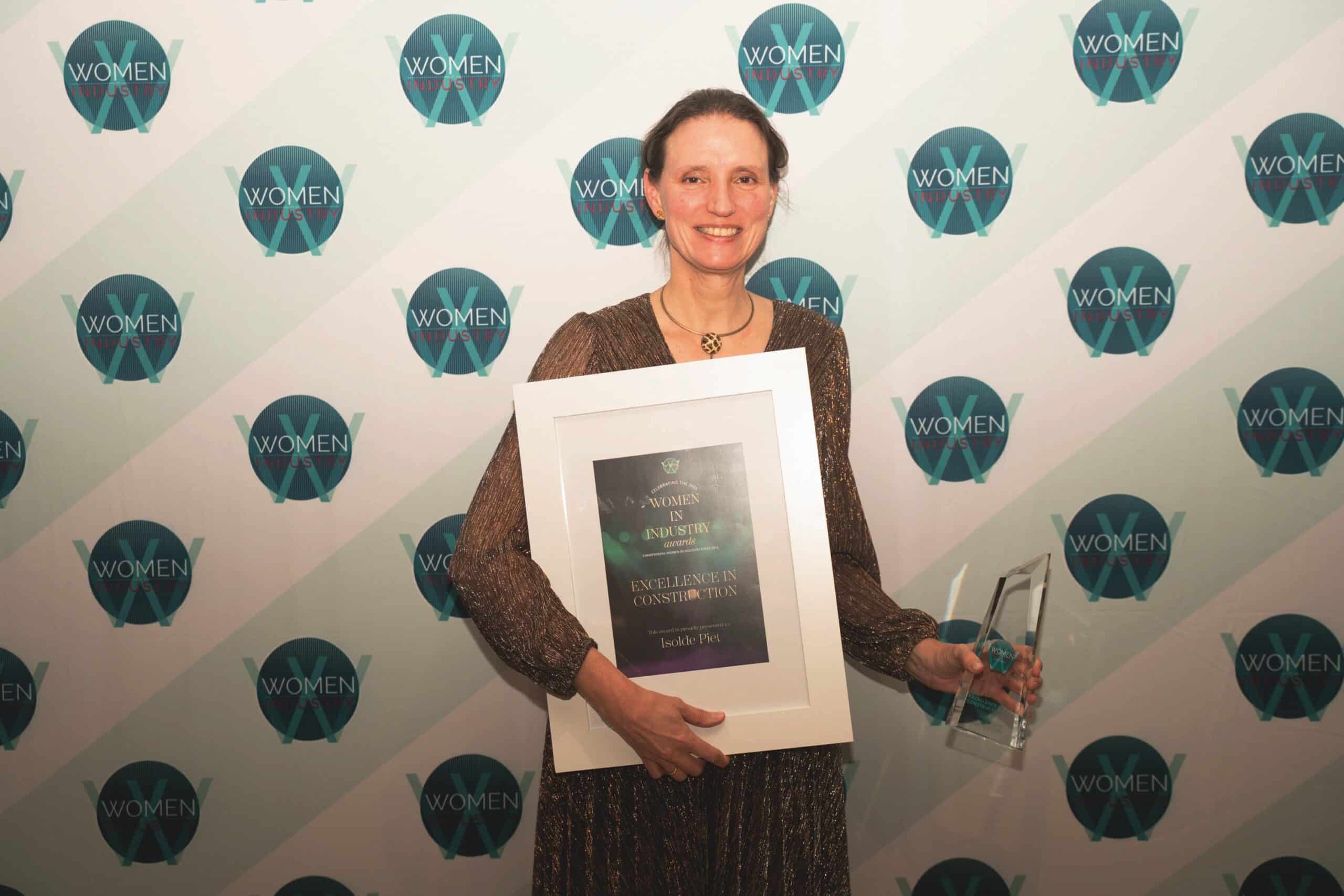 Isolde Piet won the coveted Excellence in Engineering award at the Women in Industry Awards.