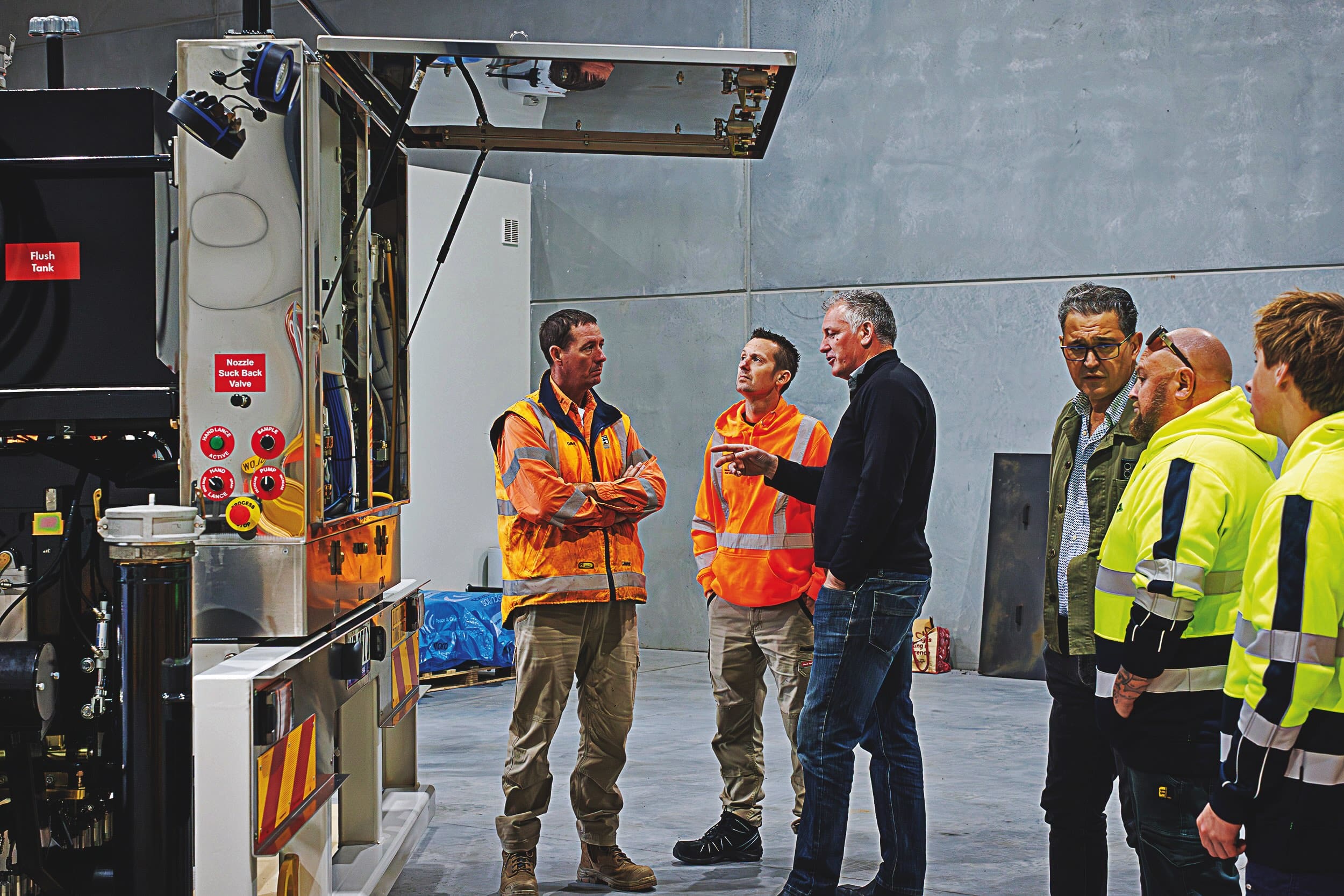 SRE’s team is helping to educate the sector on the overall benefits of telescopic sprayers.