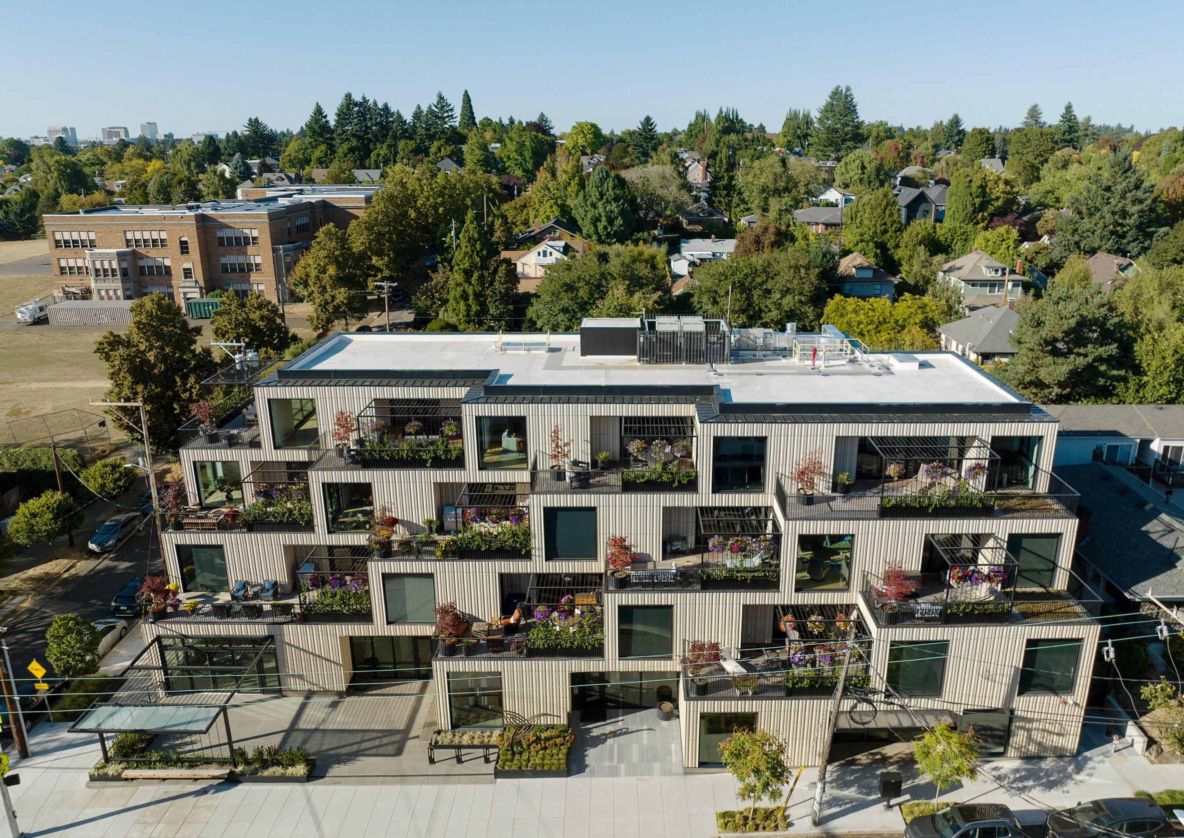 Hacker Architects-designed building