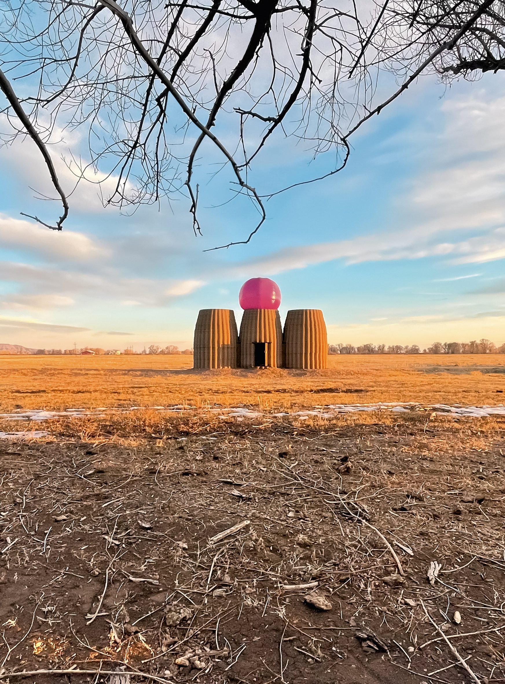 3D-printed adobe structure, from Lo-TEK Water by Julia Watson