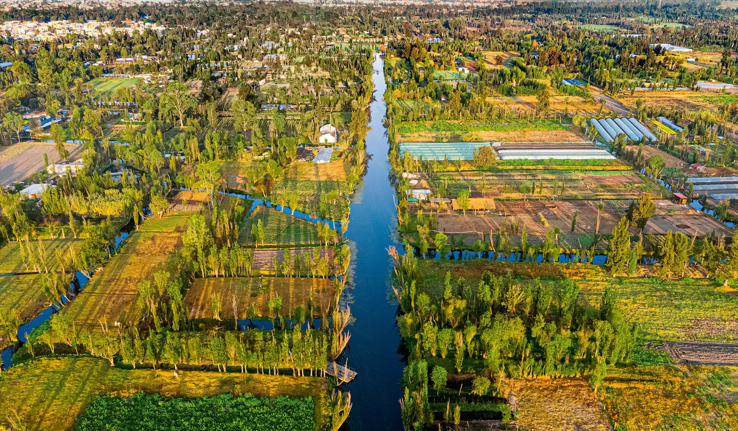 Canal system in Mexico, from Lo-TEK Water by Julia Watson