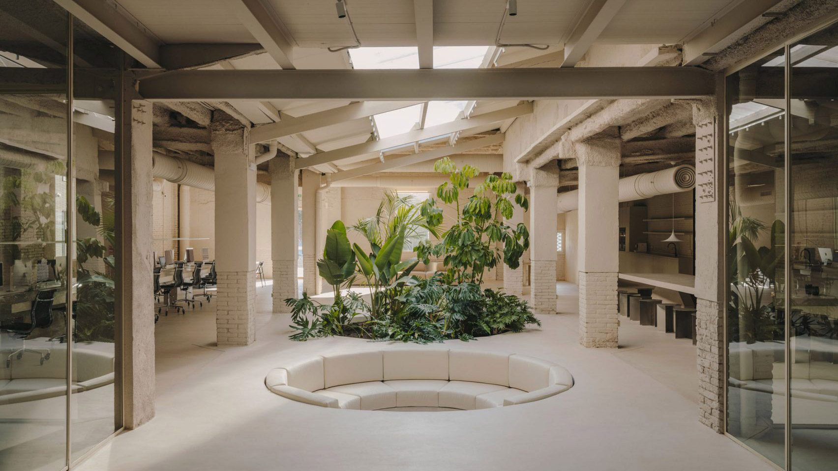 Blow models office