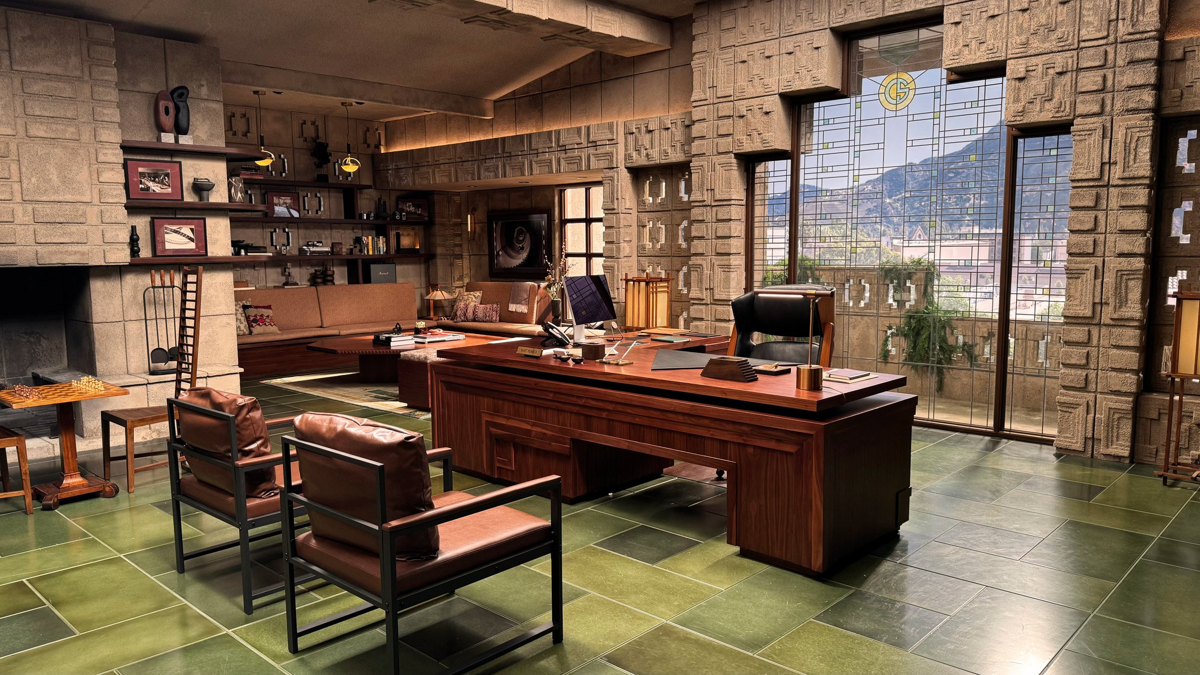 Matt's office in The Studio