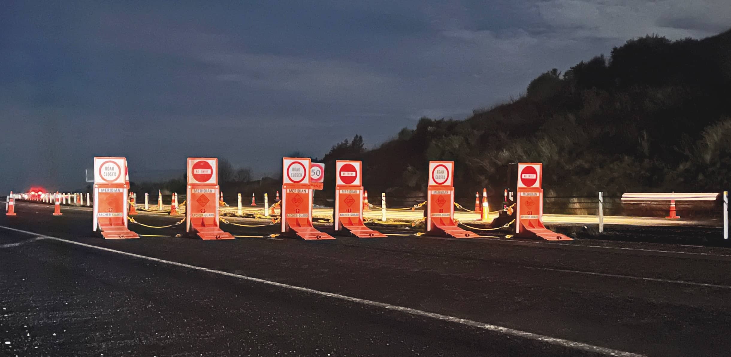 Meridian’s barriers are of a modular design, allowing for customisation depending on the application.