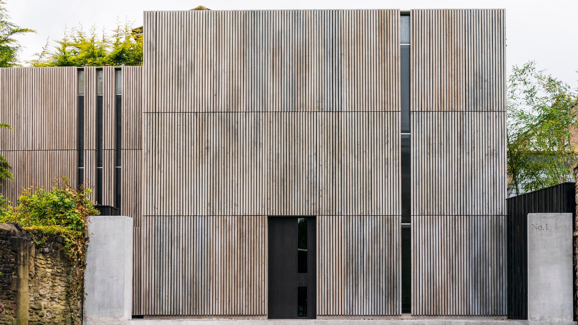 The exterior facade of One Folgate Street house