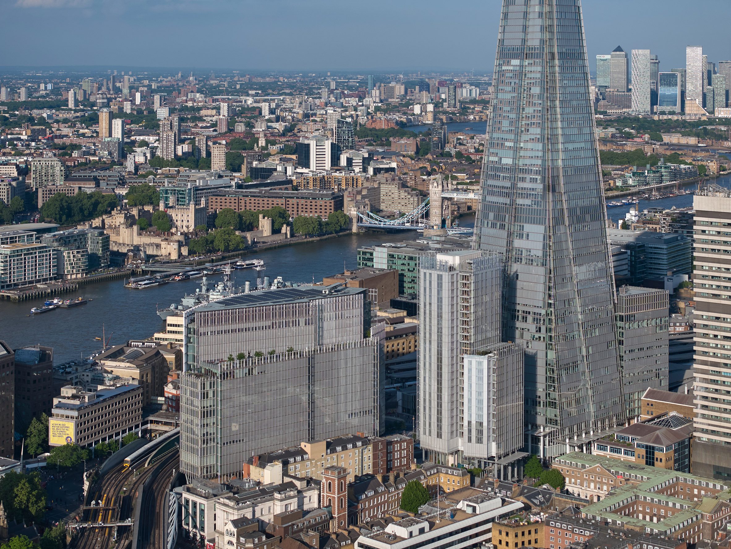 Bird's eye view of The Shard Quarter
