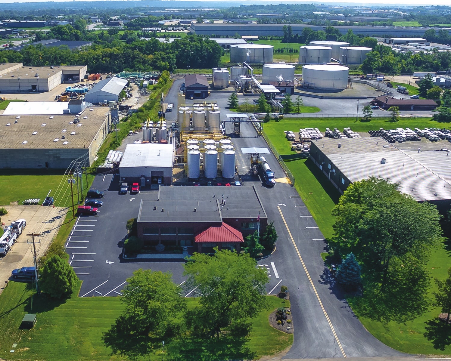 Facilities – such as COLAS’ in Hamilton, Canada – are the drivers behind the company’s global production prowess. 