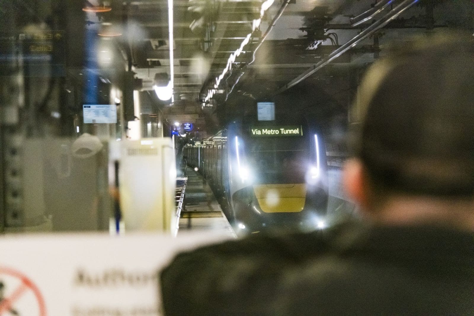 After a decade of works, passengers can now catch a train through the twin nine-kilometre tunnels and five new underground stations that form part of Melbourne’s Metro Tunnel.